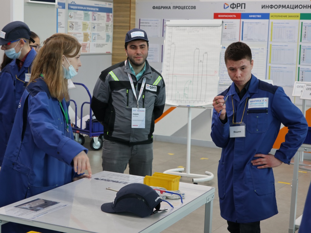 ФРП Челябинской области организовал и провёл профориентационную «Фабрику процессов» для старшеклассников